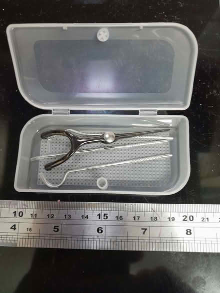 Photo of free Reusable metal dental floss kit with metal toothpicks NEW (Wigmore HR6) #1