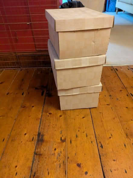 Photo of free 3 Cardboard Storage Boxes (BS16) #1