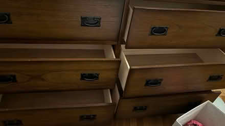 Photo of free Queen bed frame w/6 drawer dresser (Northridge) #4