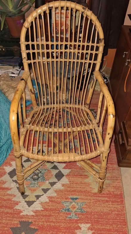 Photo of free Bamboo Wicker Chair (Brighton, BN2) #2