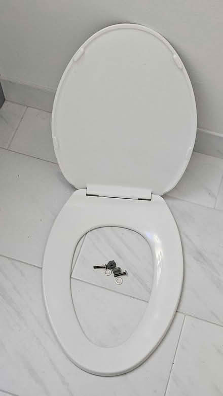 Photo of free Kohler Elongated Platic Toilet Seat (Wedgwood) #1