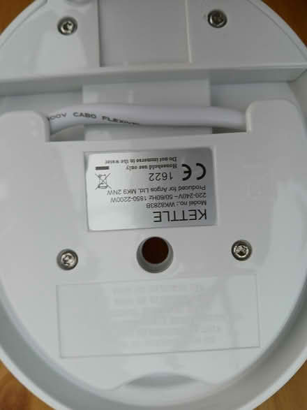 Photo of free White kettle (Wallisdown BH12) #3