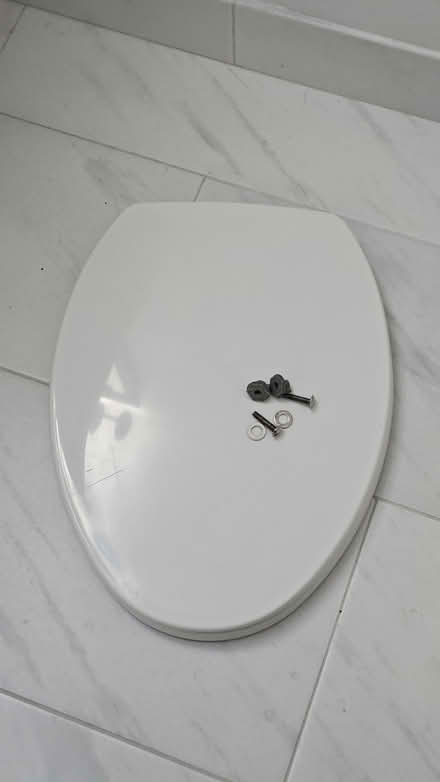 Photo of free Kohler Elongated Platic Toilet Seat (Wedgwood) #2