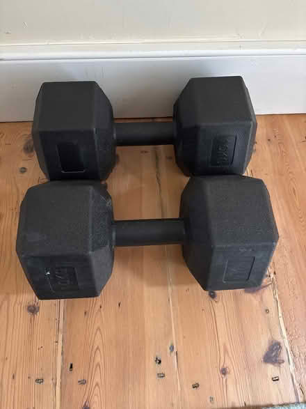 Photo of free 2 x 10KG Dumbbells (Brockley) #1