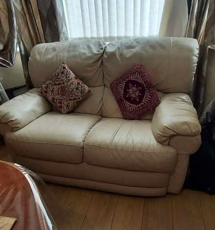 Photo of free 2 Seater Sofa cream colour (Oxley WV10) #1