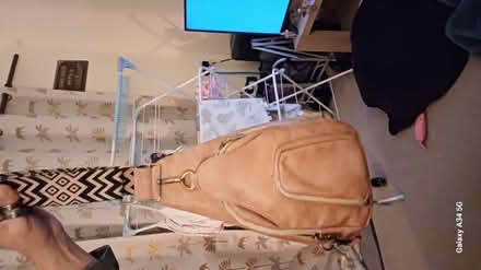 Photo of free Pink faux leather ruck sack (HP3) #3