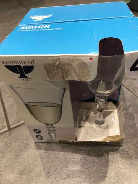 Photo of free 4 wine glasses (Maidstone (Barming)) #1