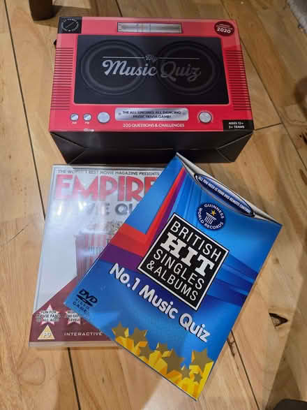 Photo of free christmas pressie lot 14 - dvd quiz lot and card game (Rochester ME1) #1