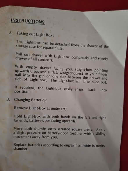 Photo of free Light box for Negatives (Bexhill) #4