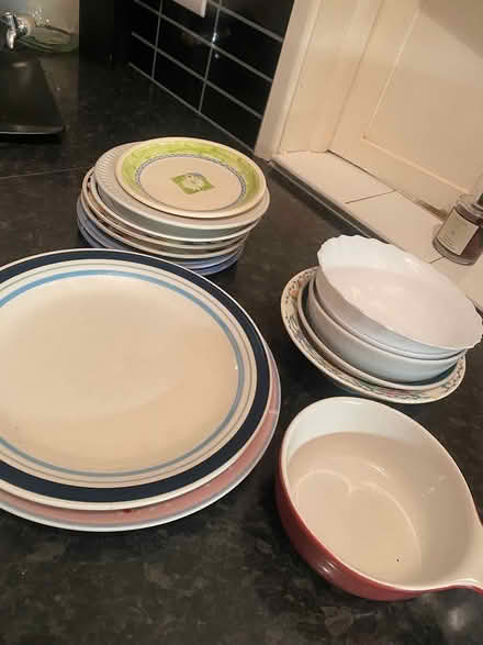 Photo of free Plates bowls and cutlery (HA9) #1