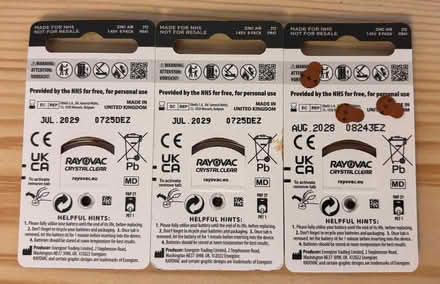 Photo of free Hearing aid batteries (Melksham SN12) #2
