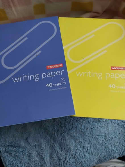 Photo of free 40 page A5 writing pads (Netherley L27) #1