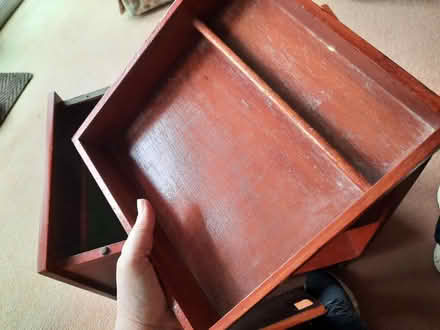 Photo of free Wooden sewing box furniture (East Hagbourne OX11) #2
