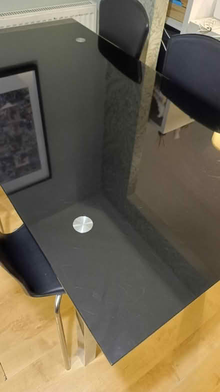 Photo of free Glass topped table and chairs (North Anston, S25) #1