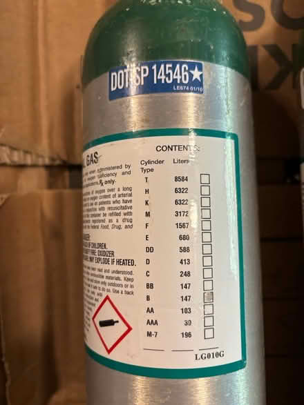 Photo of free Oxygen tanks (Simsbury) #1