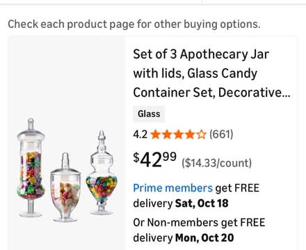 Photo of free Glass jars (303 and I 10) #2