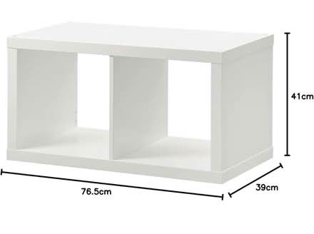Photo of IKEA Kallax 2x1 unit (kingston KT2) #1