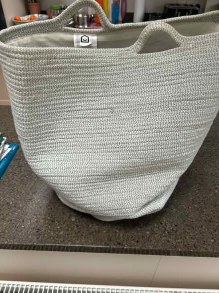 Photo of free Green/grey cotton Laundry Bag (Eastcote HA5) #2