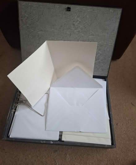Photo of free A box of blank cards and envelopes (Threemilestone Truro) #2