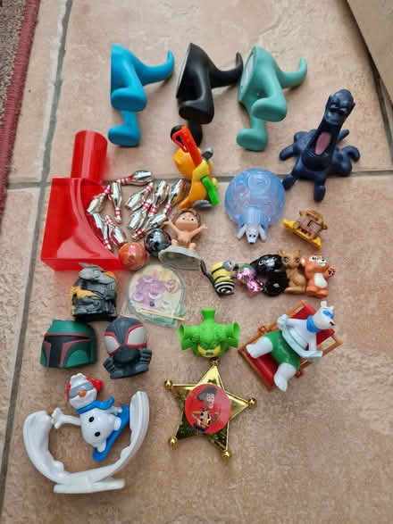 Photo of free Small toys and Ikea hooks (Roslin EH25) #1