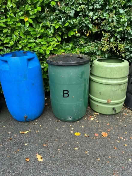 Photo of free Waterbutts/compost bin + oil drum (Halstead TN14) #2
