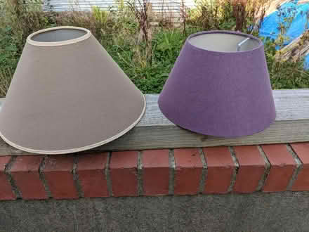 Photo of free 2 lamp shades (sandycove recycle depot) #1