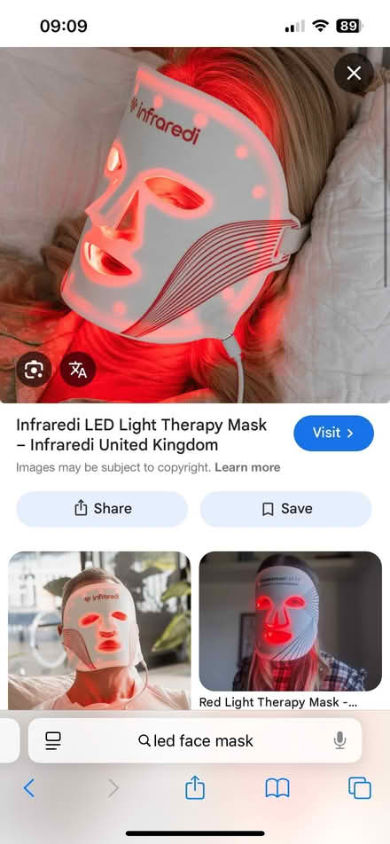 Photo of LED face mask (Windermere LA23) #1