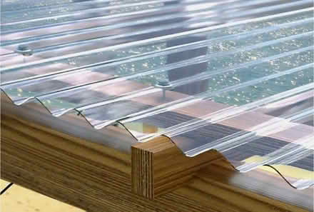 Photo of Clear corrugated sheet (Cashes Green GL5) #1