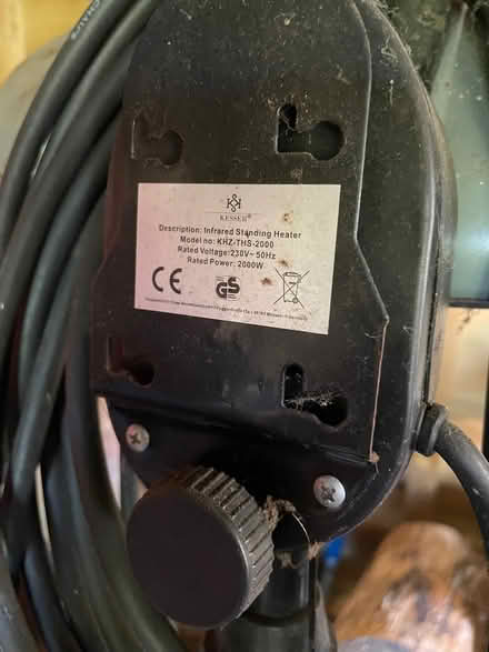 Photo of free Two electric patio heaters (Whitley SN12) #4