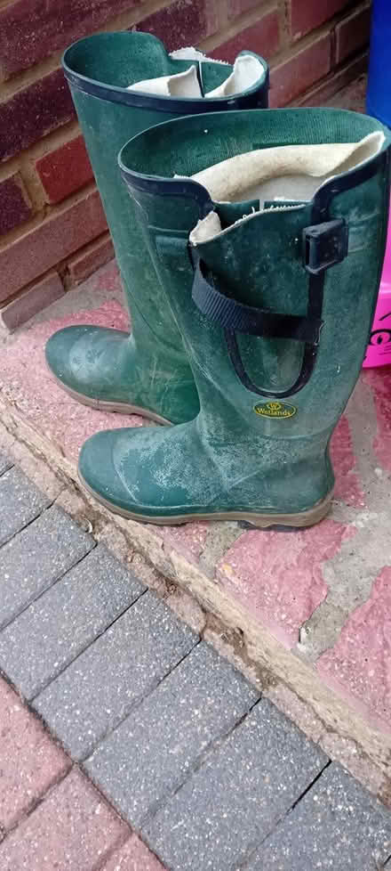 Photo of free Green Wellington Boots Size 7 (Baldock, SG7) #2
