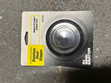 Photo of free NEW INSINKERATOR Stopper (East Cambridge) #1