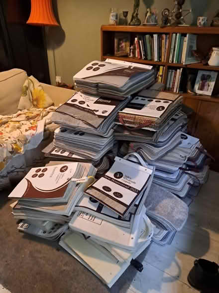 Photo of free Carpet and vynl sample books (Ipswich ip1) #1