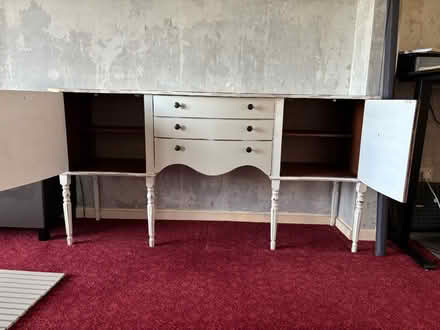 Photo of free Large white sideboard (Newton Hall DH1) #2