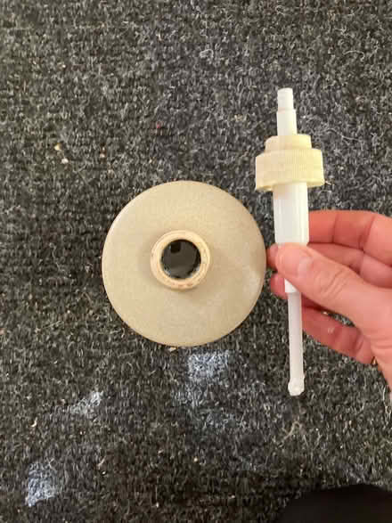 Photo of free Ceramic soap dispenser (Crystal beach) #2