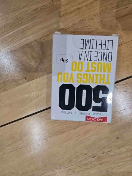 Photo of free christmas pressie lot 12 500 things to do before you die (Rochester ME1) #1