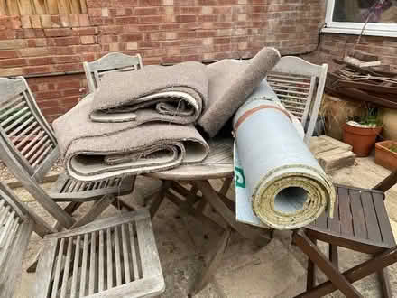 Photo of free Underlay and carpet pieces (Upton-upon-Sever, WR8) #1