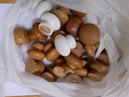 Photo of free Twenty wooden drawer knobs (NR11) #1