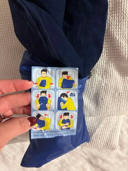 Photo of free Inflatable airplane pillow thing (EC1V) #1