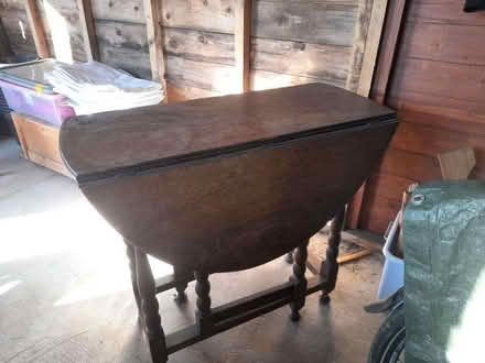 Photo of free Small oblong oak table (Brechin DD9) #1
