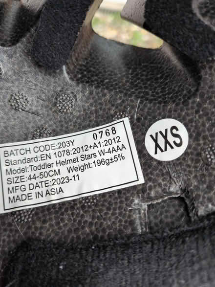 Photo of free Toddler helmet (Honor oak) #4