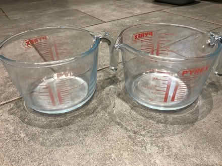 Photo of free 2 1 litre Pyrex measuring jugs (Maidstone (Barming)) #1