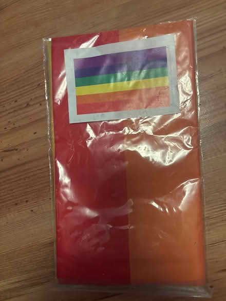Photo of free 3x5 rainbow pride flag (Naperville) #1
