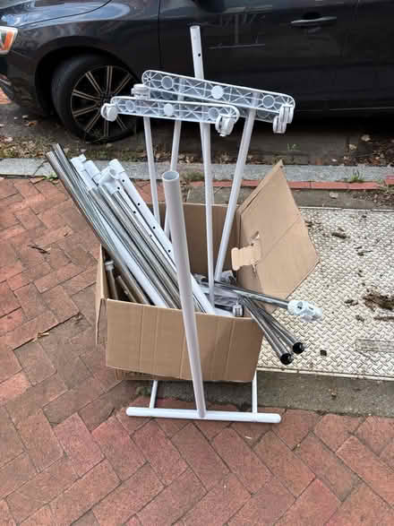 Photo of free 3 x cheap hanging garment racks (Capitol Hill) #2