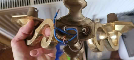 Photo of free Brass light fitting (Weston SY7) #1