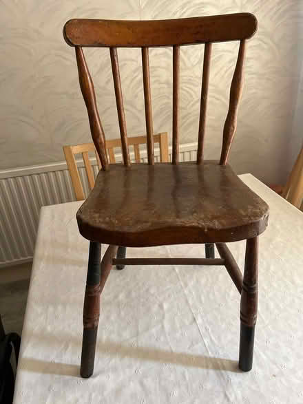 Photo of free Children’s wooden chair (Shirley, Croydon) #1