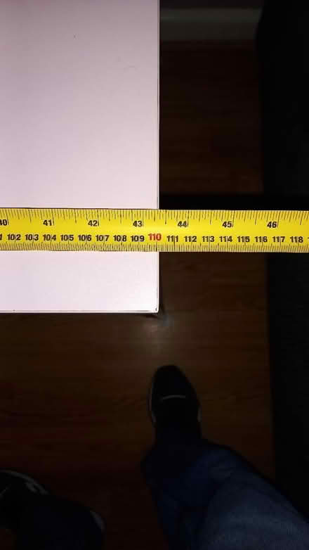 Photo of free Pink table with metal legs (BR2) #3