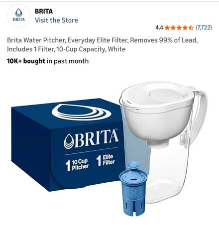 Photo of free Brita Pitcher 10 cup (Magnolia Seattle 98199) #2