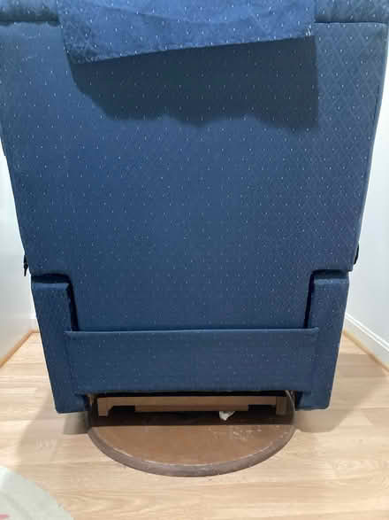 Photo of free La-Z-Boy blue print recliner (Rt 7 & 286) #2