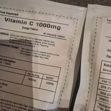 Photo of free Vitamins x2 omega 3 and Vit C (TW7) #2