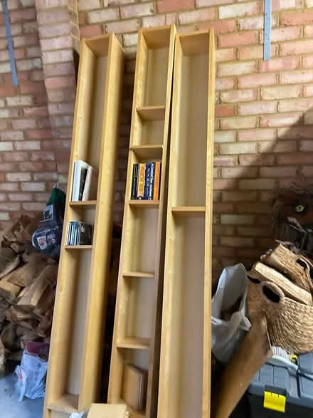 Photo of free 3 narrow Billy book/CD cases (Bookham) #2